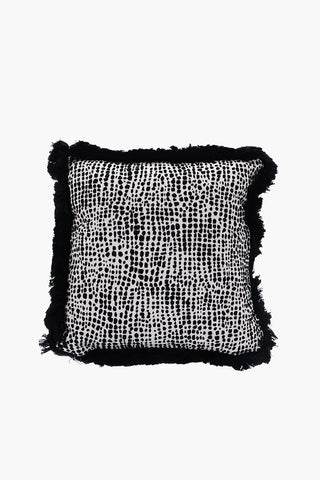 HOME Fringed VELVET SKIN Pillow