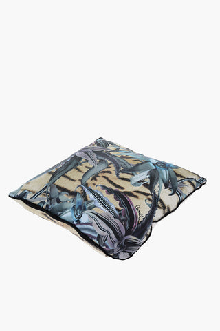 HOME Animal Ptterned Silk FLOWER TIGRESSE Pillow