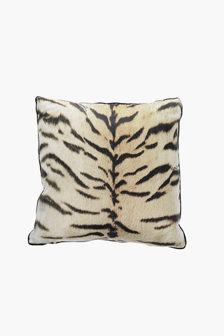 HOME Animal Ptterned Silk FLOWER TIGRESSE Pillow