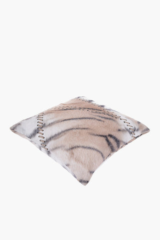 HOME Animal Patterened Cotton PATCH TIGRESSE Pillow