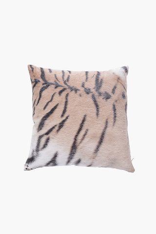 HOME Animal Patterened Cotton PATCH TIGRESSE Pillow
