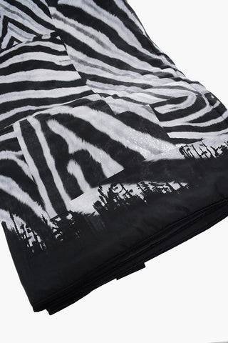 HOME Silk ZEBRA PATCH Plaid