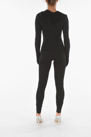 MM6 Integrated Glove Jumpsuit with Front Hood