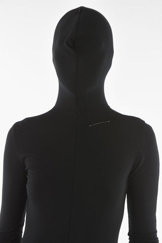 MM6 Integrated Glove Jumpsuit with Front Hood