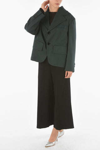 MM6 2 Button Maxi Lapel Blazer