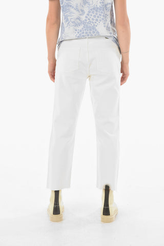 Raw Cut Edged BARELY Cropped Fit Bootcut Denims