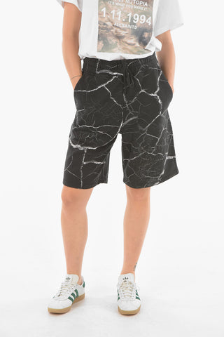 Marble Motif TALIE Jersey Shorts