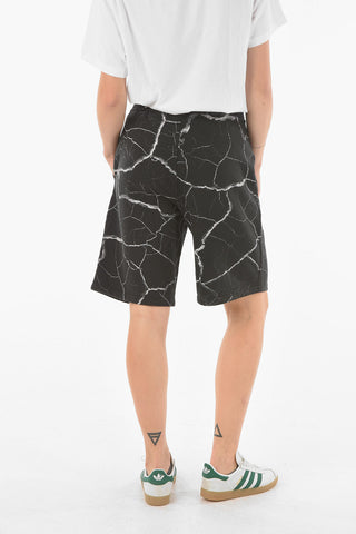 Marble Motif TALIE Jersey Shorts