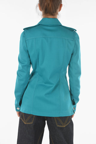 Overshirt in Lana con Doppio Taschino