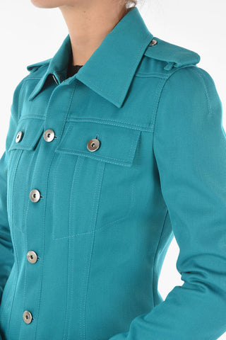 Overshirt in Lana con Doppio Taschino