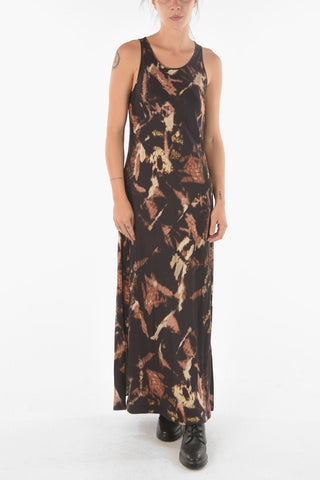 Satin SIGOURNEY TIDY Slip Dress with Ribbed Top