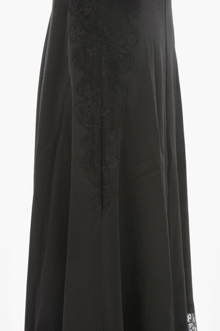 Slip Dress in Satin LALITA con Inserti e Bordi in Pizzo