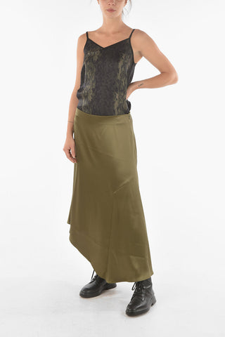 Asymmetrical ANI Midi Skirt with Side Split