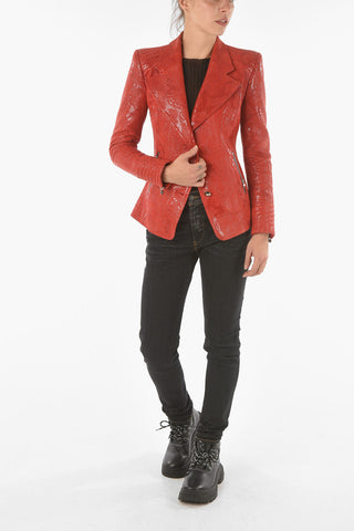 COUTURE Chiodo ELEGANT in Pelle Stampa Pitone