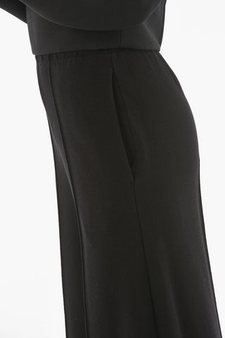 MM6 Elastic Waistband Palazzo Pants