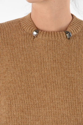 Decorative Ring DOUBLE FACE SHETLAND Pullover