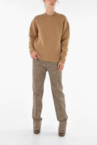 Decorative Ring DOUBLE FACE SHETLAND Pullover