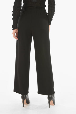 Pantaloni Palazzo con Elastico in Vita