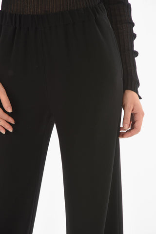 Pantaloni Palazzo con Elastico in Vita