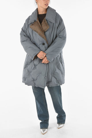 MM1 Padded Kaban Coat with Abstract Patterend Lining