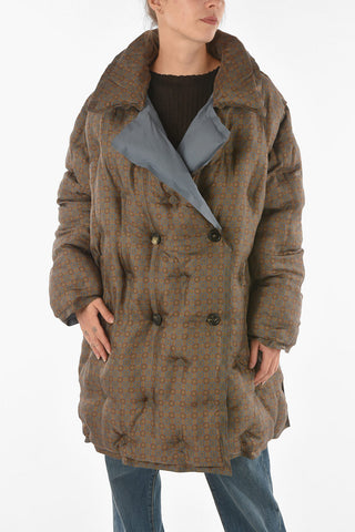 MM1 Padded Kaban Coat with Abstract Patterend Lining