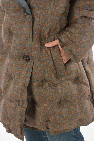 MM1 Padded Kaban Coat with Abstract Patterend Lining