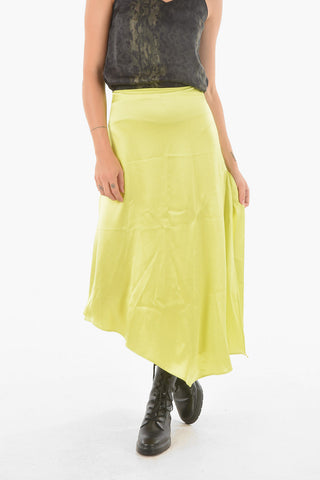 Asymmetrical ANI Midi Skirt with Side Split