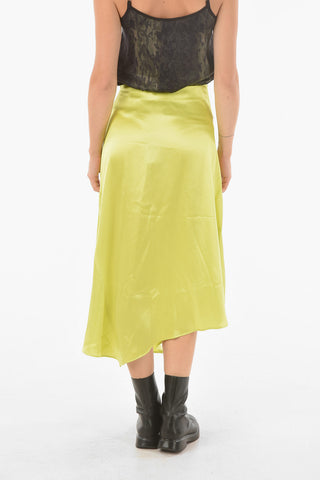 Asymmetrical ANI Midi Skirt with Side Split