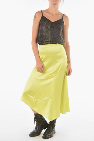 Asymmetrical ANI Midi Skirt with Side Split