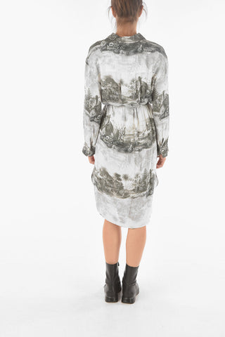 Hidden Buttoning ELEANOR ILLUSIO Shirt Dress