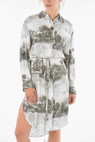 Hidden Buttoning ELEANOR ILLUSIO Shirt Dress