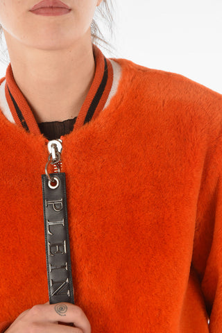 COUTURE Eco-Fur WE GOTTA GET OUT Bomber Jacket
