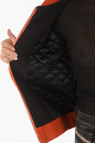 COUTURE Eco-Fur WE GOTTA GET OUT Bomber Jacket