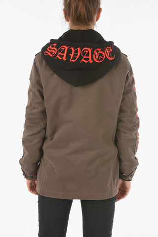 COUTURE Removable Inner Hoodie ROCK PP Parka Jacket