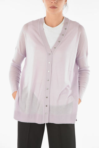 Cardigan AFELIA with Logoed Button Fastening