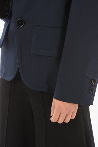 MM6 2 Button Maxi Lapel Blazer