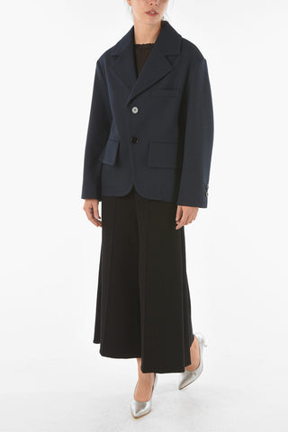 MM6 2 Button Maxi Lapel Blazer