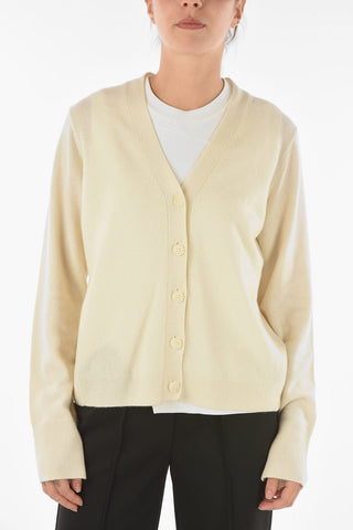 Cashmere Wool MIRANDA Cardigan with Ribbed Details
