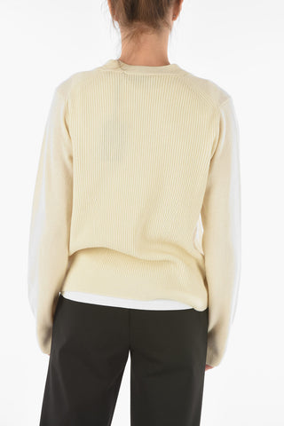 Cashmere Wool MIRANDA Cardigan with Ribbed Details