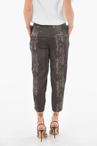 Python Printed NEVE SNAKE Satin Pants