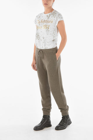 Cuffed RIDLEY Wool and Cashmere Joggers