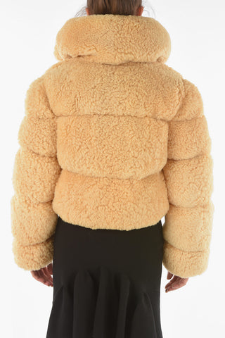 True Furred Puffer with Zip Closure