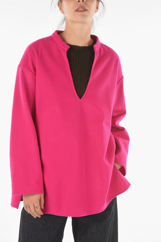 Cashmere V-neck Over fit Sweater