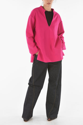 Cashmere V-neck Over fit Sweater