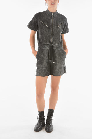 Tie Dye Jersey TIA Playsuit with Drawstring