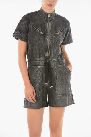 Tie Dye Jersey TIA Playsuit with Drawstring