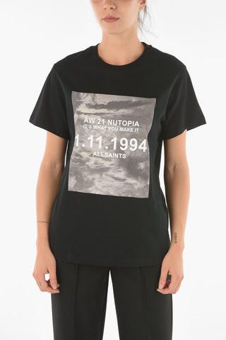Crew Neck SKYE BOYFRIEND Front Printed T-Shirt