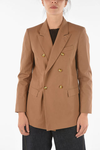 Blazer Doppio Petto Foderato con Spacco Posteriore