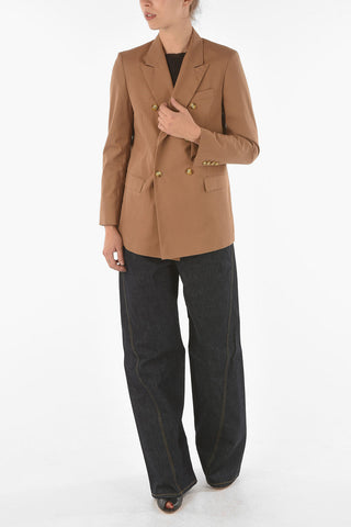 Blazer Doppio Petto Foderato con Spacco Posteriore