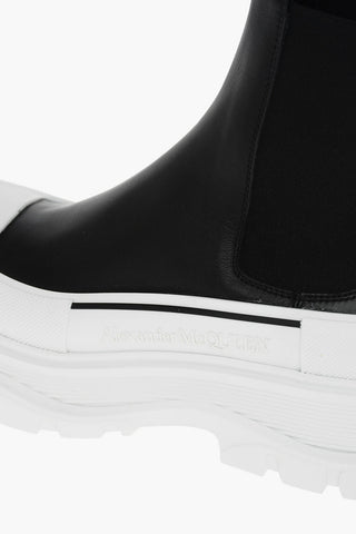 Stivaletti Chelsea in Pelle con Suola Statement
